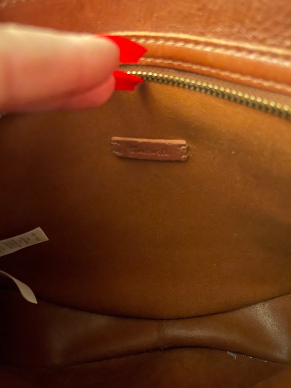 Madewell Transport Leather Saddle bag - Picture 3 of 6